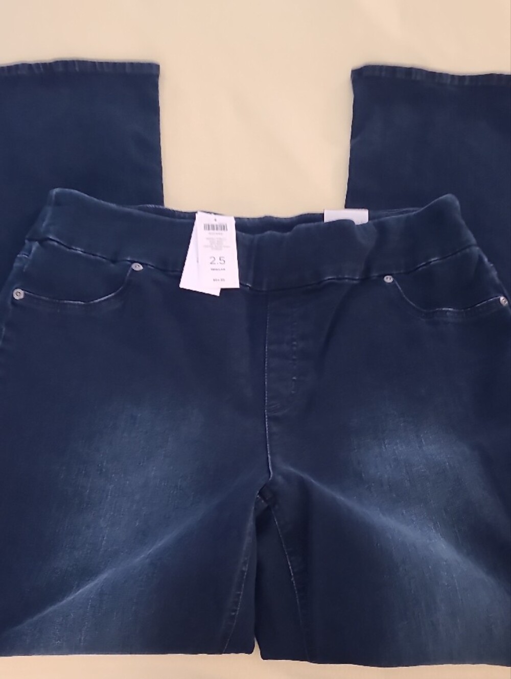 Chico's Women's Dark Blue Straight Leg Jeans - Picture 3 of 4